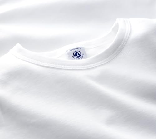 Petit Bateau A01FU, Camiseta de Manga Corta Niños (Pack de 2), Variante 1, 8 años