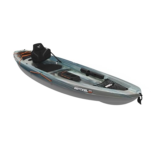 Image of Pelican Sentinel 100X - Angler Sit on top Fishing Kayak - Lightweight - Ergolounge Seating System