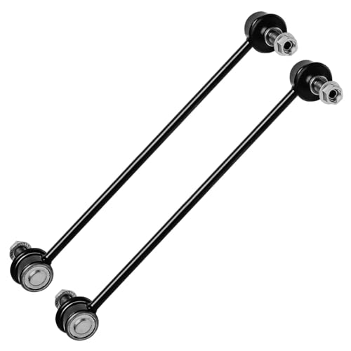Image of Detroit Axle - Front End 8pc Suspension Kit for 07-17 Dodge Caliber Jeep Compass Patriot 2007 2008 2009 2010 2011 2012 2013 2014 2015 2016 2017, 2 Lower Control Arms 2 Sway Bars 4 Tie Rods Replacement