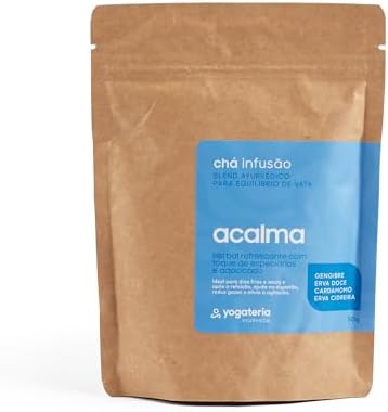 Yogateria Chá Blend de Ervas Gengibre, erva doce, cardamomo e erv...