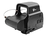 PHX Airsoft 558 Style Red Dot Sight (rot & grün - 10 Stufen) Metall und Kunststoff - schwarz