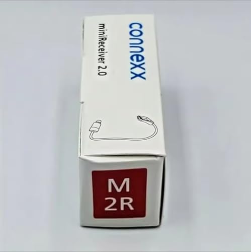Wire Signia Hearing Aids miniReceiver 2.0 2M - Compatible with Siemens Signia and Miracle-Ear Connexx Hearing Aid Supplies 1 PCS (Red (Right))