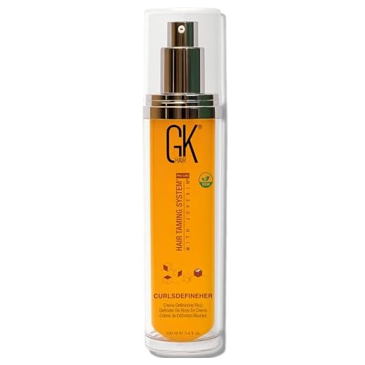 Global Keratin GKhair CurlsDefineHer (100 ml/ 3.4 fl. oz) | Curl Activator/ Moisturizing Cream, Frizz Control for Natural Hair