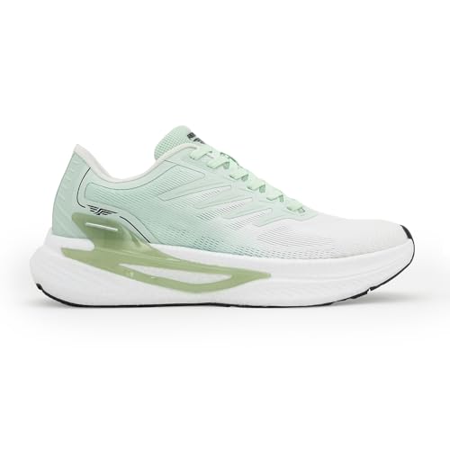 Image of Red Tape Men's Sneakers White Green Printing Round Toe Lace-Up