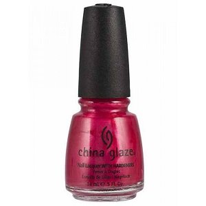 China Glaze Nail Lacquer With Hardeners - 14 ML, Monte Carlo - Pink