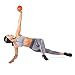 ProsourceFit Weighted Toning Exercise Balls for Pilates, Yoga, Strength Training and Physical Therapy, 3 lb, Red