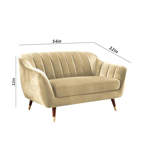 Image of Atticus 3+2 Seater Sofa Set for Living Room (Cream Colour) Premium Fabric Sofa