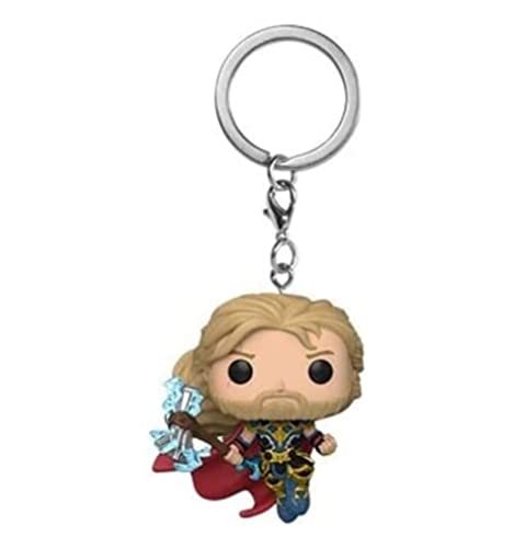 Llavero de vinilo Funko Pop Thor Love & Thunder miniatura coleccionable