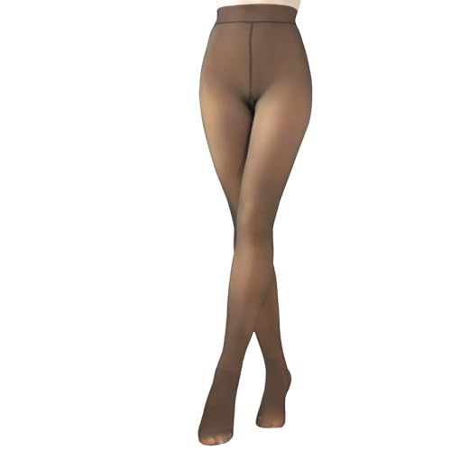 G&Y Fleece Lined Tights for Women -Therma Leggings Opaque Warm Winter Pantyhose