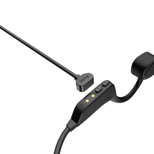 Image of Orange Bone Conduction Headphones, with Magnetic Charger