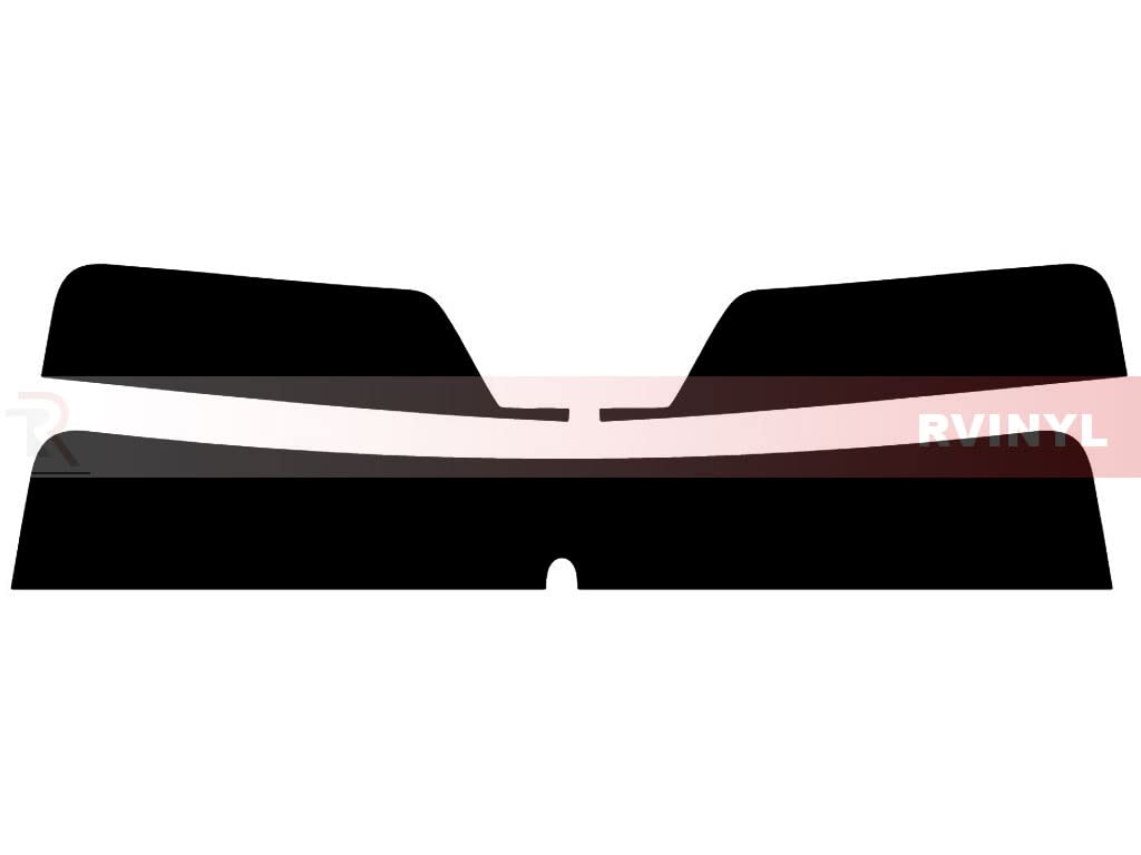Rvinyl Window Tint Kit Compatible with Honda Insight 2010-2014 - Windshield Strip Visor - 5%