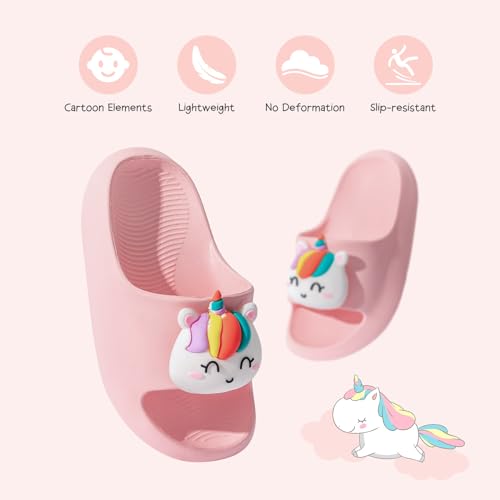 Toddler Slides Girls Boys Slipper Unisex Kids Slide Sandals for Kids Flip Flops Comfy Shower Slippers Beach Garden Shoes2