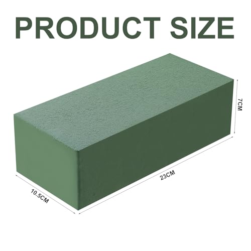 Floral Foam 3PCS Flower Foam Green Wet Dry Floral Foam Blocks Florist Plant Foam Bricks for Artificial and Fresh Flower Arrangement DIYs Crafts Weddings 23x10.5x7cm image 4