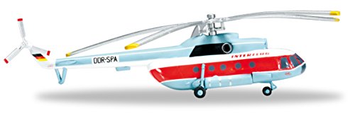 Preisvergleich Produktbild Herpa 555784 - Interflug Mil Mi-8T Flugzeug