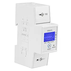 A K Homes -Digital Energy Meter, Watt Meter, Energy Meter, 5-80A Energy Meter KWh Meter 230V Watt Meter LED Display Watt Meter Anti-Stealing for Measuring Positive Active Energy for Home