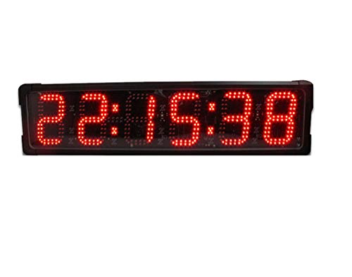 Reloj LED de cronometraje para carreras al aire libre de 8 pulgadas, doble cara, display de cuenta regresiva y cuenta ascendente miniatura 1