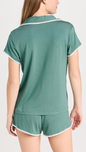 Image of Eberjey Women's Frida Whip Stitch Shorts PJ Set