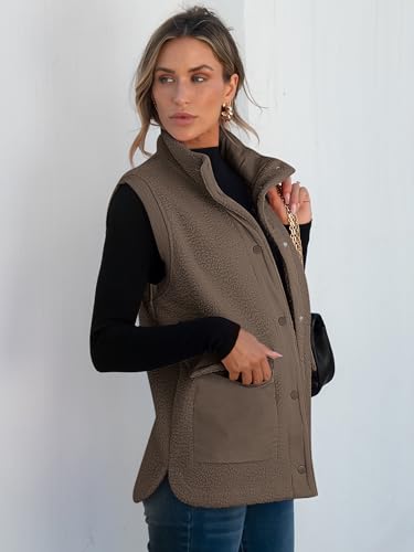 ANRABESS Womens Fuzzy Fleece Vest Loose Sleeveless Warm Button Down Fall Sherpa Jacket Outerwear With Pockets Winter Fashion4