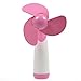 NiceshopÂ Handheld Mini Candy Color AA Battery Operated Sponge Cooling Fan (Pink)