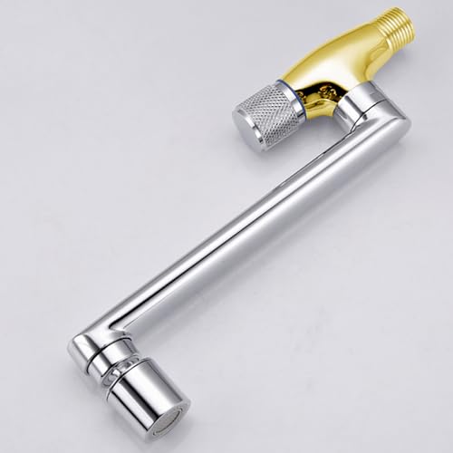 Extensor de cocina monomando con caño alto cromado para fregadero 5