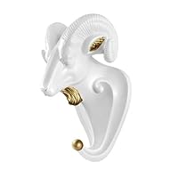 BPILOT Coat Hooks Home Wall Animal Shape Decoration Clothes Clothes Hook Door Bathroom Hook Free Punch Coat Hook Sheep E