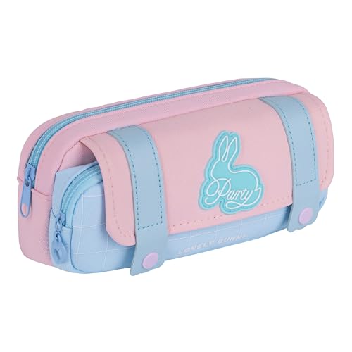 Image of Pencil Cases Large Capacity Pencil Bag Pouch Holder Box for Girls Kids Office Students Organizer School Stationery Supplies (Pink)