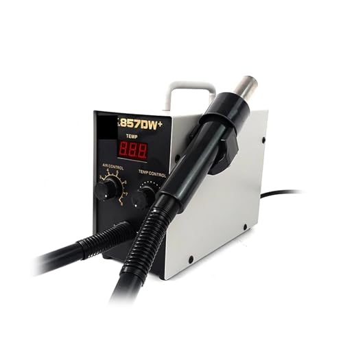Estación de desoldadura de aire caliente inteligente de doble corriente de Foucault 857DW+ for reparación de soldadura SMD PCB BGA. Herramientas for estaciones de desoldadura.