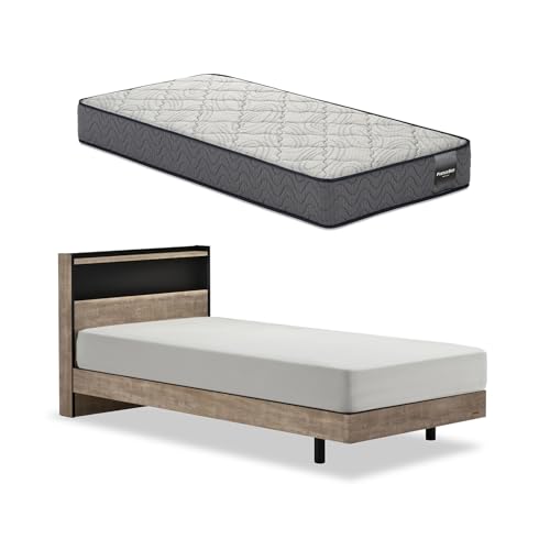 【フランスベッド正規品】 ベッド・マットレスセット グレー色 シングルサイズ 「セレーヌ02C AN-PREマットレスセット」 お部屋がスッキリと見えるレッグタイプ シックハウス対策のF☆☆☆☆ コンセント付 日本製 303854194