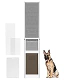 FANTREK Extra Large Dog Door for Sliding Glass Door - XL Dog Door for Patio Sliding Door