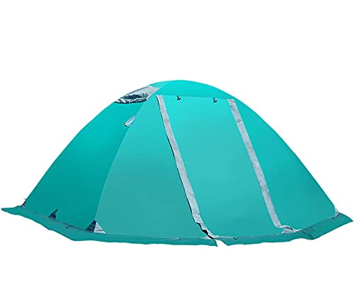 Tente de camping dôme imperméable et automatique avec double toit de protection
