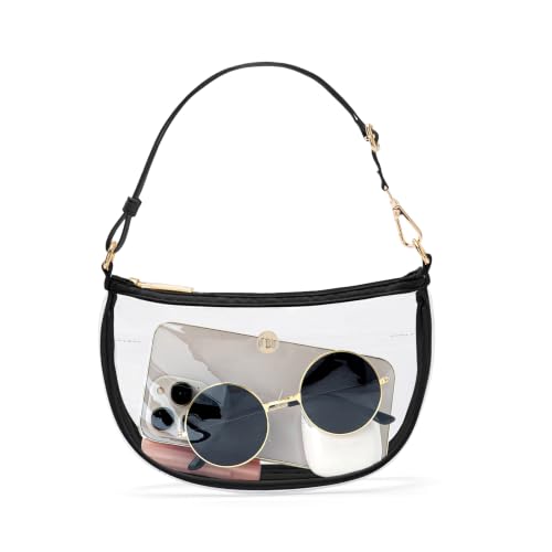 Image of Shoulder Bag for Women Handbags with Adjustable Strap Underarm Purse Mini Clutch Purses Trendy Crescent Bags 1L