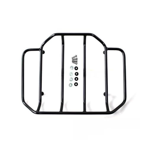Porte-bagages arrière moto noir en acier pour Touring Road King