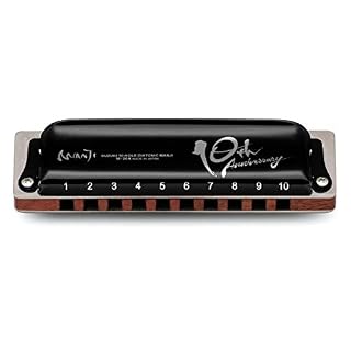 Suzuki 10 trous harmonica Manji 10e anniversaire modèle M-20X clé de C - Les Beatles, Paul McCartney, John Lennon, RIngo Starr, George Harrison