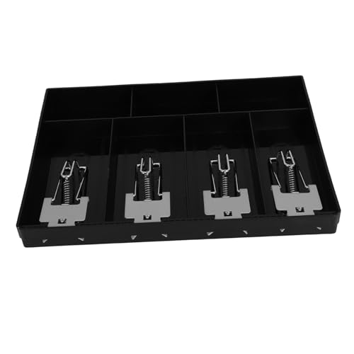 VILLCASE Registratore Multi-scomparto Clip Vassoio Portatile Per Monete e Banconote Per Piccole Attività Commerciali e Uffici
