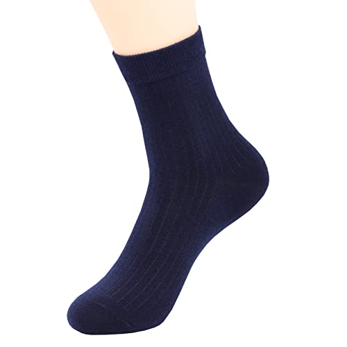 Mens Socks Cotton Socks Business Classic Socks 5 Pairs Soft Comfortable2