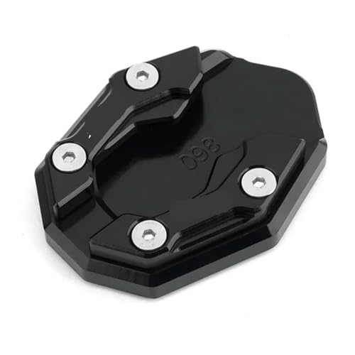 Support latéral pour NMAX 155 et 125 : plaque d'agrandissement CNC pour béquille de moto