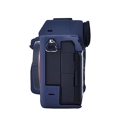 Funda de silicona para cámara Sony Alpha 7 IV, azul miniatura 6
