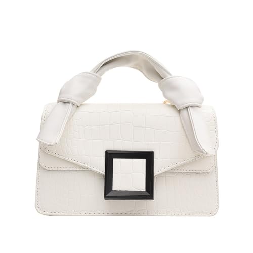 Image of Women Vegan Leather Evening Handbag Crocodile Pattern Handle Clutch Purse Cross Body Envelope Bag
