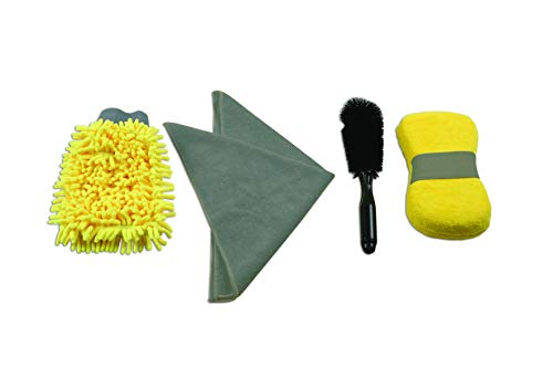 Kit de lavado de coche Connect 35356 con 4 unidades esenciales para la limpieza de tu vehículo