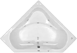 Banheira Hidromassagem Astra Quantum Luxo 190cmx140cmx55cm - 04 Jatos Gel Coat P2 Sem Aquecedor 220V