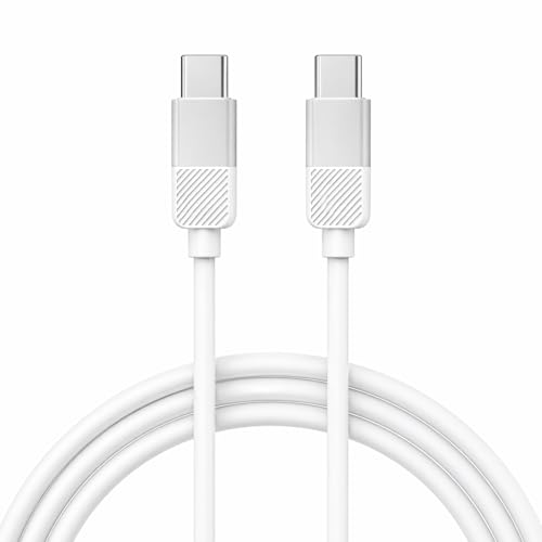 Image of Type C to Type C Silicone Cable | 60W Fast Charging & Sync | Soft Anti-Tangle Design | Universal Compatibility | Smartphones & Tablets | Silver