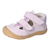 RICOSTA Mädchen Kletthalbschuhe EBI, Baby und Kleinkinder Lauflernschuhe, Weite: Mittel, lose Einlage, Sneaker, Klettverschluss, Misty (340), 22 EU