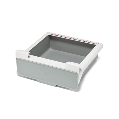 Joseph Joseph CupboardStore Under-Shelf Storage Drawer – Space-Saving Kitchen Organizer, Made from Recycled Plastic