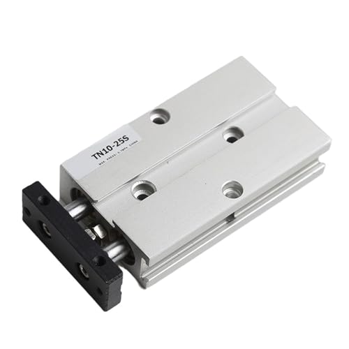 Vérin pneumatique double tige TN10x15 pour intégration en espace restreint