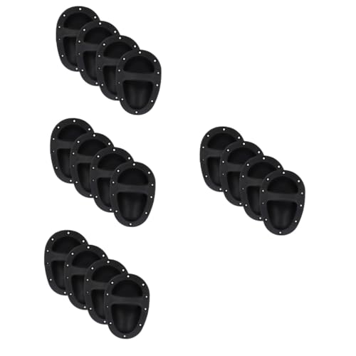 DOITOOL 4sets Guitar Amplifier Handle Replacement Speaker Handle Part Lightweight Plastic for Easy Installation 4pcs*4