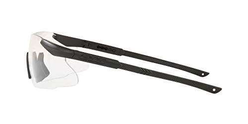 Oakley ESS Man Sunglasses Black Frame, Clear Lenses, 33MM3