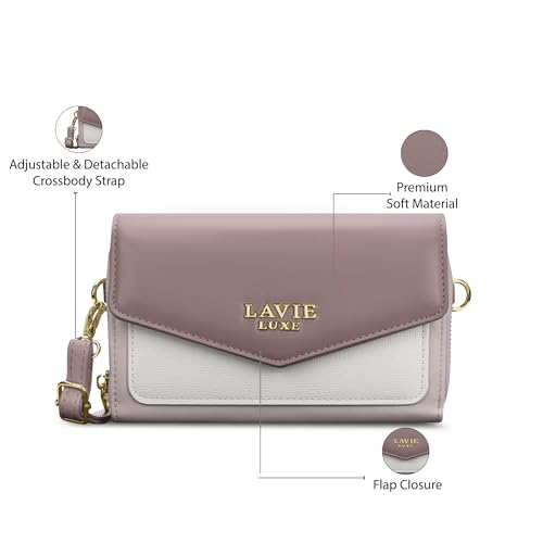 Image of Lavie Luxe Women's Colorblock Sally26 Crossbody Sling Bag | Ladies Purse Handbag | Gift for Women