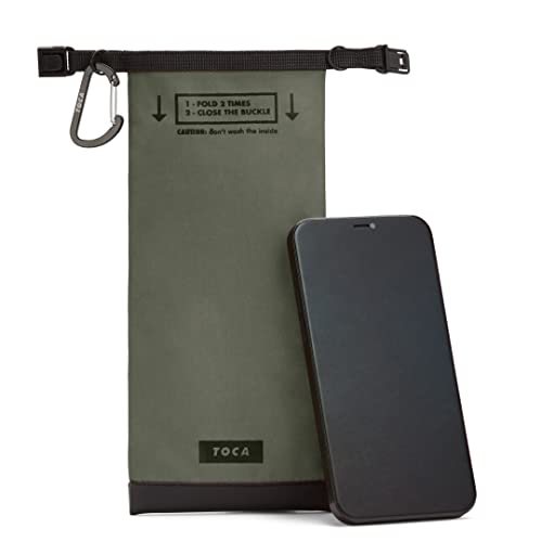 TOCA Faraday Bag No Signal Sleeve Keyless Go Schutz Anti-Tracking Faraday Tasche & RFID Blocker Wasserfeste Handytasche mit EMF Shielding Kompakte Datenhülle 24.5 x 10 cm