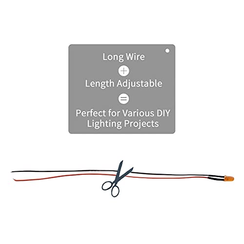 YIXISI 120 Pezzi 3mm Diodo ad Emissione Luminosa