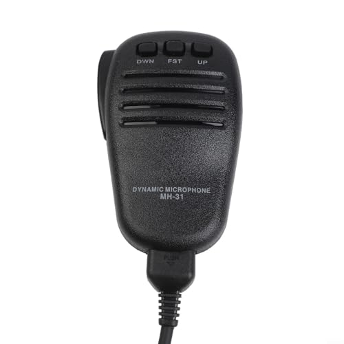 Micrófono compatible con FT-450D FT-818 FT-857D FT-891 FT-991A con botón PTT 3